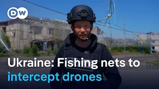 Ukrainians build low-tech defense against Russian drones | DW News