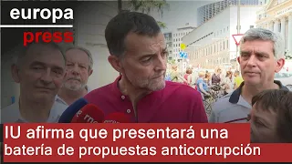 IU afirma que presentará una batería de propuestas anticorrupción