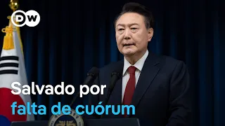 Presidente de Corea del Sur sobrevive a moción para destituirlo