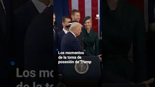 Los mejores momentos de la toma de posesión de Trump