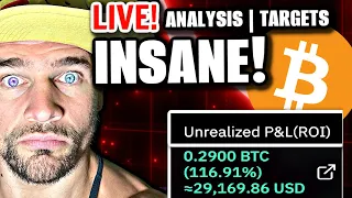 BITCOIN LIVE CRYPTO TRADING - THIS IS SERIOUS!!!! (I AM GOING TO LONG BITCOIN!!!!!!!)