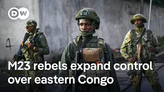 DRC latest: M23 rebels tighten grip on Goma, capture more territory | DW News