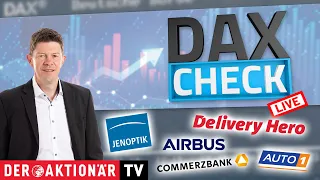 SIEMENS ENERGY AG NA O.N. DAX-Check LIVE: Airbus, Auto1, CoBa, Delivery Hero, Jenoptik, Jungheinrich, Siemens Energy &amp; Co