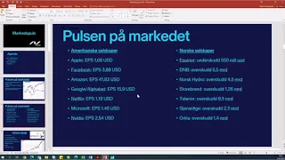 SERVICENOW INC. Markedspuls - FAANG-tall, Oslo Børs og ServiceNow i ukens aksje
