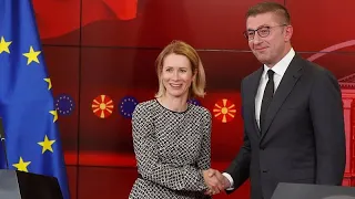 Kallas backs North Macedonia&#39;s EU membership progress despite ongoing obstacles