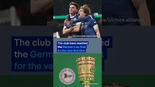 Germany&#39;s tallest statue wears a giant football jersey ahead of German Cup final | DW News