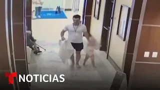 S&U PLC [CBOE] Captan a un padre golpeando y arrastrando brutalmente a su hija de 2 años