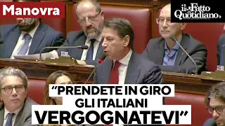 Conte: &quot;Favorite banche e lobby delle armi, quando penserete agli italiani in difficoltà?&quot;