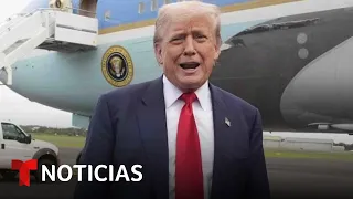 Trump confunde a la audiencia sobre opción de indultar a la exnovia de Epstein | Noticias Telemundo