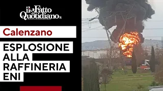 ENI Esplosione in una raffineria Eni a Calenzano: feriti e vetri in frantumi. “Finestre e porte chiuse&quot;