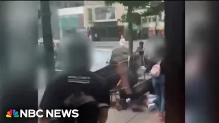 SHAKE SHACK INC. CLASS A Police are investigating a violent beating caught on camera outside a D.C.-area Shake Shack