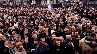 Francia, tutta l&#39;estrema destra alla cerimonia in memoria di Jean-Marie Le Pen