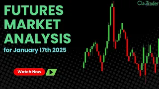 /NQ, /ES, /YM, /CL, /GC Futures Technical Chart Analysis for January 17, 2025