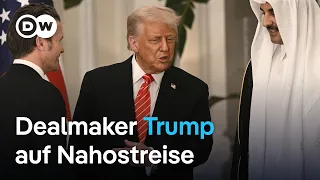 US-Präsident Trump auf Nahostreise: Geschäfte machen und Geschichte schreiben? | DW Nachrichten