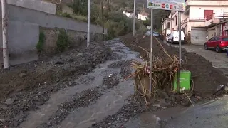 Clean up efforts are underway in the Italian city of Messina following severe floods