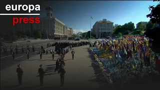 Líderes de Francia, Reino Unido, Alemania y Polonia llegan a Kiev en muestra apoyo a Ucrania