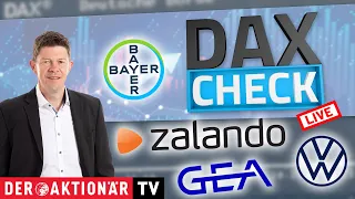 JOST WERKE SE INH. O.N. DAX-Check LIVE: Bayer, Gea Group, JOST Werke, Knorr-Bremse, Lufthansa, Volkswagen Vz., Zalando