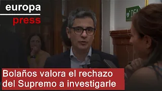 S&U PLC [CBOE] Bolaños asegura que la decisión del Supremo &quot;pone las cosas en su sitio&quot;