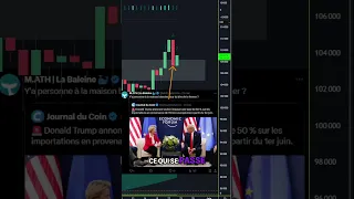 BITCOIN Trump a (encore) foutu le bordel sur le marché crypto ? 😤📉  #crypto #bitcoin #cryptomonnaie #btc