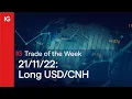 Trade of the Week - Monday 21/11/22: long USD/CNH