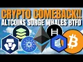 CRYPTO COMEBACK!!! Crypto.com, FUSE, Fantom, Chainlink, Injective, AAVE, Polygon (MATIC), Balancer 🔥