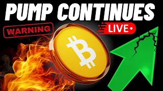 BITCOIN BITCOIN PRICE LIVE ANALYSIS! (No Sign Of Weakness..?)