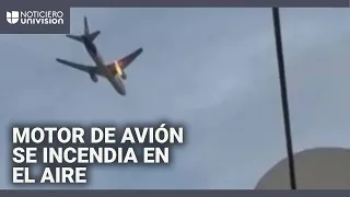 FEDEX CORP. En video: Motor de un avión de FedEx se incendia en pleno vuelo tras chocar con un ave