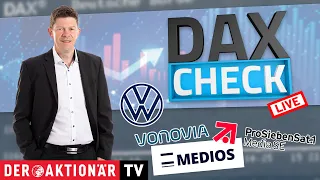 GERRESHEIMER AG DAX-Check LIVE: Aixtron, Gerresheimer, Medios, ProSiebenSat1, Süss Microtec, Volkswagen Vz., Vonovia