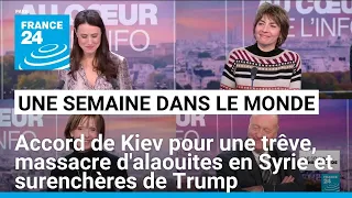 Accord de Kiev pour une trêve, massacre d&#39;alaouites en Syrie et surenchères de Trump • FRANCE 24