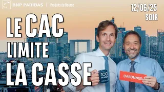 CAC40 INDEX Le CAC40 limite la CASSE - 100 % Marchés