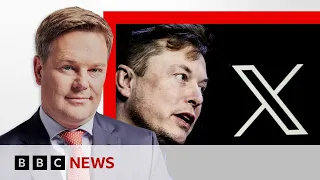 ELON AB [CBOE] Elon Musk hosts German far-right leader on X | BBC News