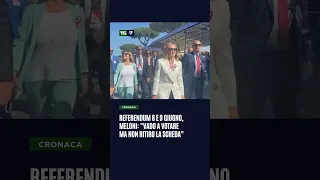 Referendum 8 e 9 giugno, Meloni: &quot;Vado a votare ma non ritiro la scheda&quot;