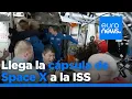 La tripulación de reemplazo llega a la ISS, donde permanecen dos astronautas atrapados