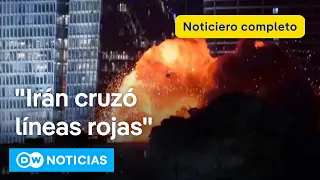 🔴DW Noticias 13 de junio: Israel afirma que Irán cruzó líneas rojas al atacar a la población civil