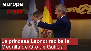 GOLD - USD La princesa Leonor recibe la Medalla de Oro de Galicia