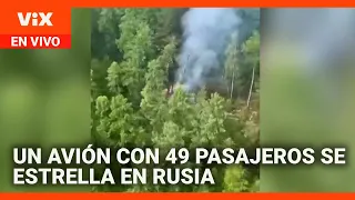 Un avión con 49 pasajeros se estrella en el extremo oriental de Rusia | La Voz de la Mañana