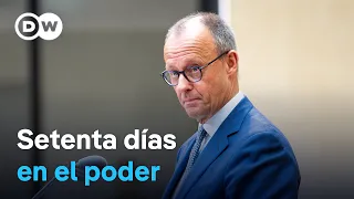 Canciller alemán niega una crisis de gobierno y se muestra crítico con Israel