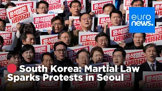 🔴 LIVE | South Korea: Martial Law march and calls to impeach president Yoon | euronews 🇬🇧