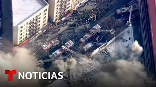 EN VIVO: Un incendio devora restaurantes del Bronx en Nueva York