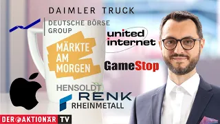GAMESTOP CORP. Rahmenabkommen zwischen USA und China - Rüstungsaktien, Daimler Truck, Apple, Gamestop &amp; Co.