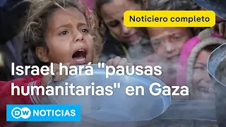 🔴 DW Noticias 26 julio: Israel desbloquea la ayuda y rechaza ser responsable del hambre en Gaza