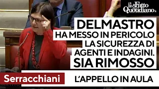 &quot;Come può Delmastro restare in carica per un solo minuto in più?&quot; Serracchiani a gamba tesa