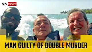 Man found guilty of double murder after dumping couple&#39;s bodies in suitcases