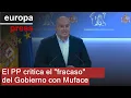 El PP critica el "fracaso" del Gobierno con Muface