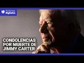 En un minuto: Líderes mundiales ofrecen sus condolencias por la muerte del expresidente Jimmy Carter