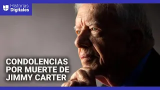 En un minuto: Líderes mundiales ofrecen sus condolencias por la muerte del expresidente Jimmy Carter