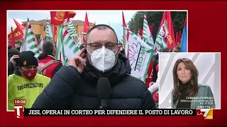 CATERPILLAR INC. La protesta degli operai della Caterpillar di Jesi