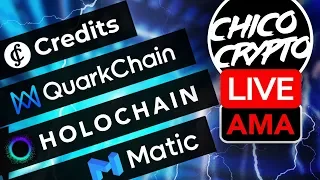 QUARKCHAIN Live AMA: Credits, Matic Network, Holochain &amp; Quarkchain: The Future of Blockchain Technology