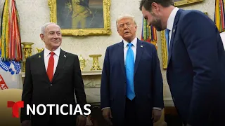 Trump y Netanyahu se reúnen en la Oficina Oval de la Casa Blanca