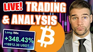 BITCOIN BITCOIN &amp; CRYPTO WILL GO INSANE TOMORROW!!!! LIVE TRADING ANALYSIS &amp; Q&amp;A!!!!